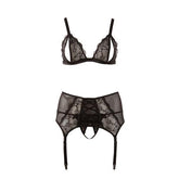 BH Jarretel Set - Zwart - PlayForFun